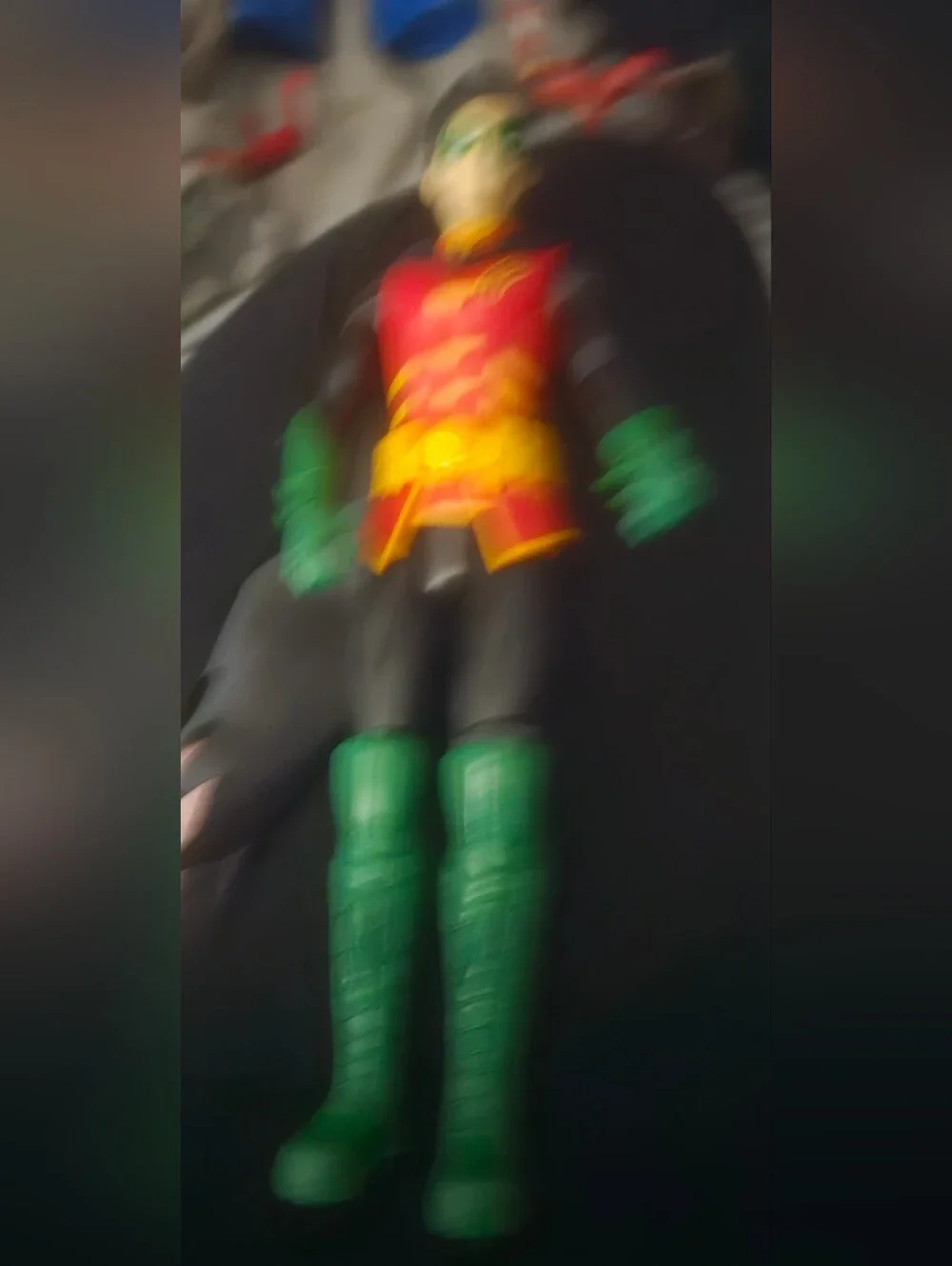 DC Comics Robin Kids Costume Figure - Red, Black & Green 12in
